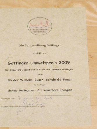 Umweltpreis2009Urkunde2